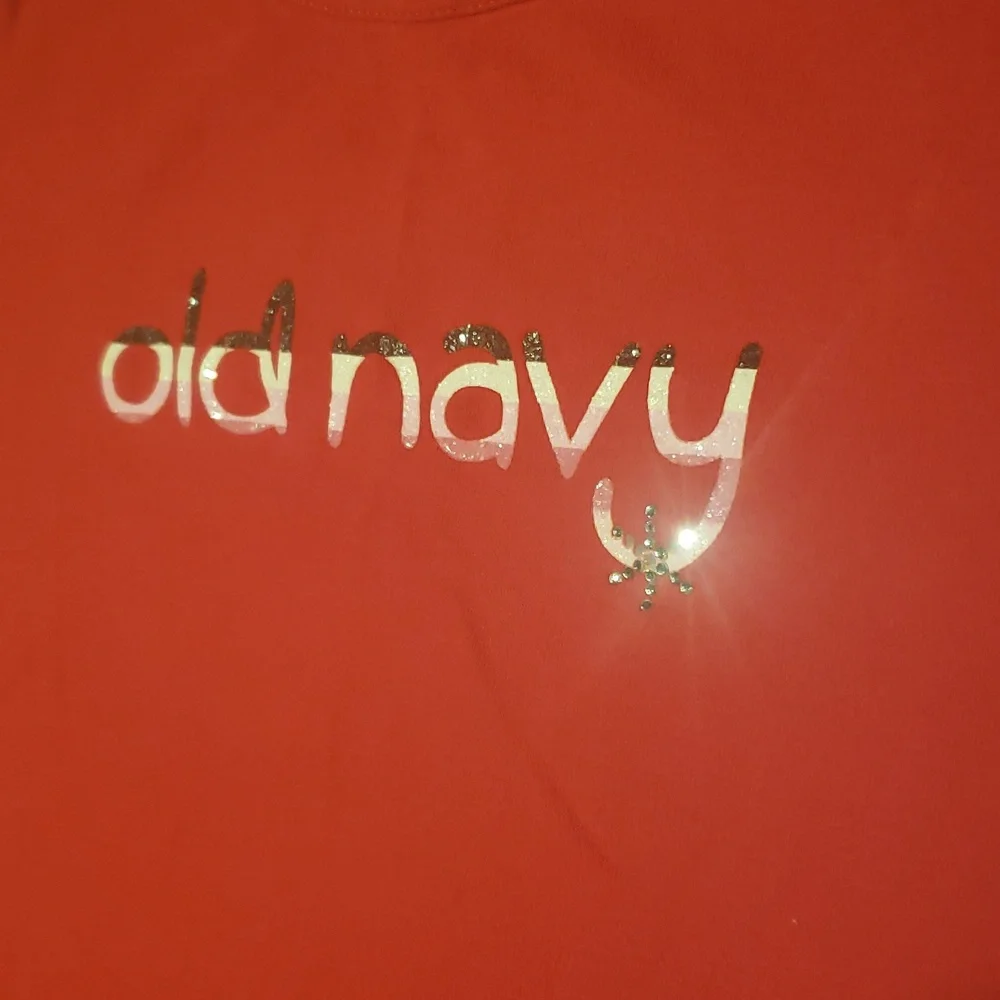 Girls Holiday Christmas Casual Top  Rhinestone Snowflake RED Long Sleeves Cotton